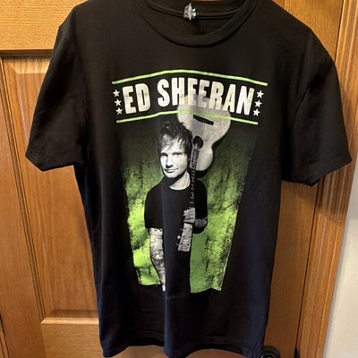 Ed Sheeran Tour Graphic Tee Men's L Crew Neck Short Sleeve Cotton Black