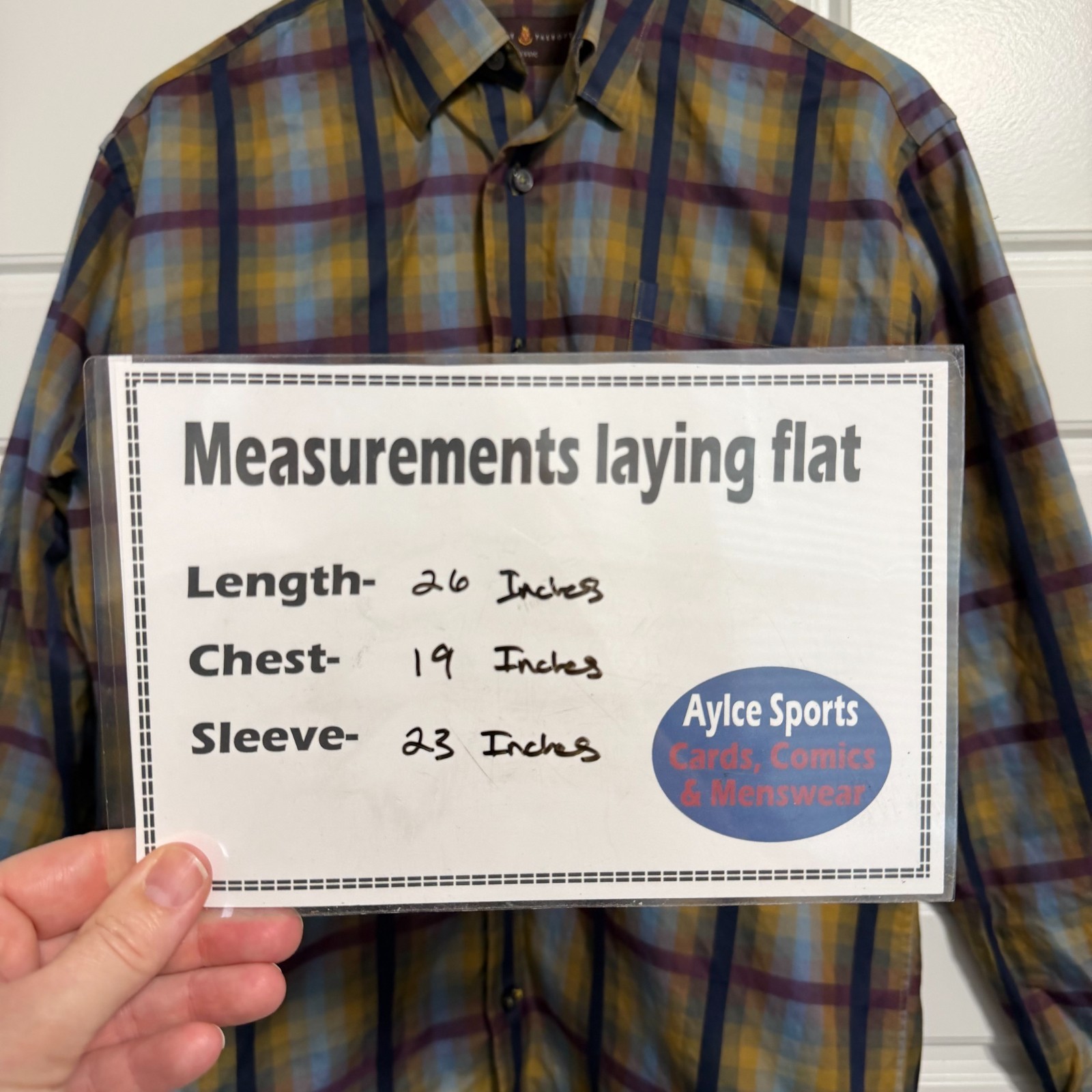 ROBERT TALBOTT Men Medium Classic Multicolor Plai… - image 2