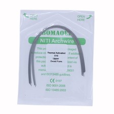10 packs Niti Thermal Activated Round Arch Wire Ovoid Form Dental Orthodontic