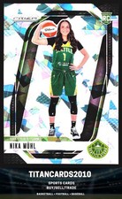 Nika Muhl 2024 Panini WNBA Prizm Silver Ice ROOKIE  Seattle Storm #146