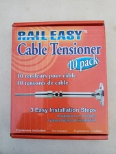 ATLANTIS Rail Easy Cable Tensioner Turnbuckle Stainless Steel 10 Pack