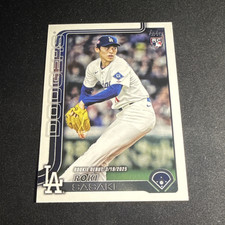Topps Roki Sasaki Los Angeles Dodgers 2025 Update Series Rookie Debut #US199