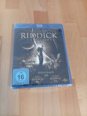 Riddick Collection - Pitch Black + Riddick + Riddick -  Blu-ray + DVD - NEU-OVP