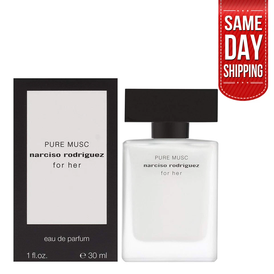 Narciso Rodriguez Pure Musc For Her 香水 1 液量盎司 30 毫升损坏盒 — 第 3/3 张图片