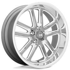 One 17x8 US Mags U130 Bullet 5x114.3 1 GunMetal Wheel Rim 72.56