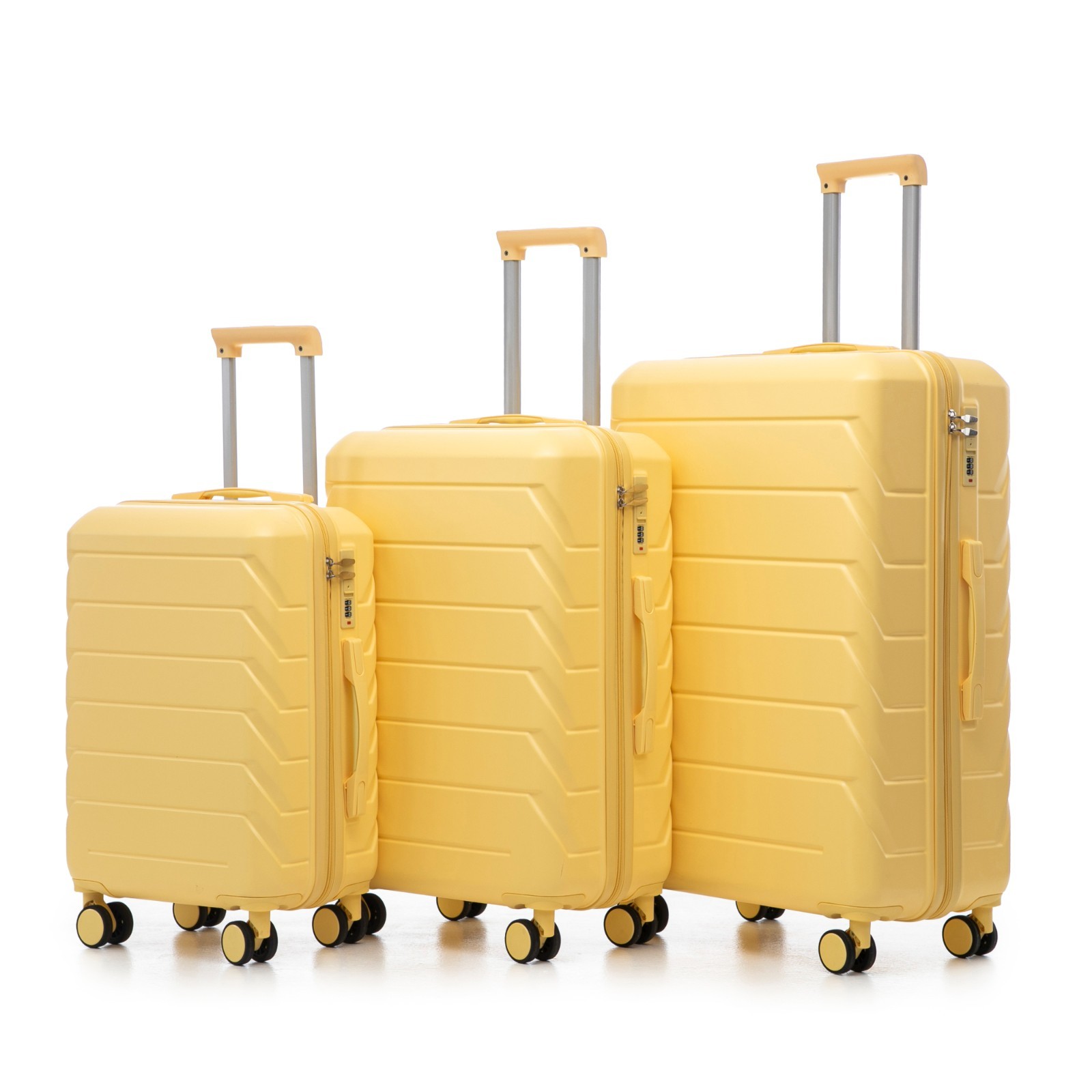 Sets 3-piece Luggage Set 20/24/28 Expandable Abs Spinner Whe