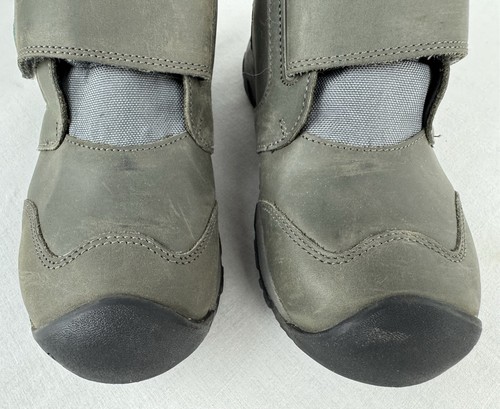 Keen Kootenay IV Mid Waterproof Hiking Shoes Youth 13 EU 31 Grey Leather Strap - Picture 2 of 12