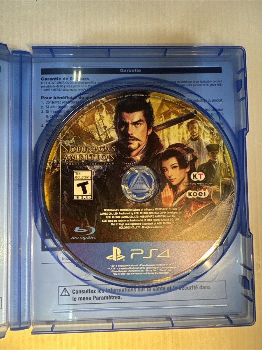 Nobunaga Ambition Sphere Of Influence Ps4 45496950637| eBay