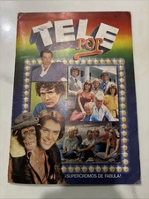 1980 Spanish Tele Pop Sticker Card Nearly Full Album 5 Missing