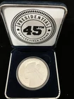 1 Oz .999 Fine Silver Round BU 45th Donald J Trump Impeachment Champion 4500