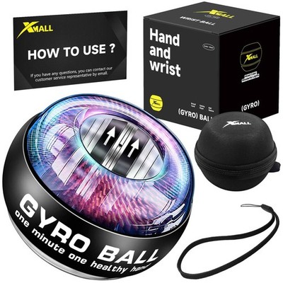 XMALL Torque Ball Hand Exerciser, Grip Strength Trainer, Forearm Strengthener, W
