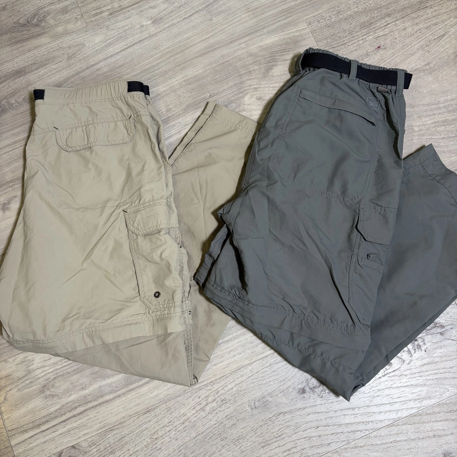 REI Co-op Convertible Pants to Shorts M 28 Length Nylon Hiking Activewear Lot 2