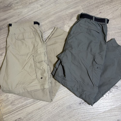 #ad REI Co op Convertible Pants to Shorts M 28 Length Nylon Hiking Activewear Lot 2 $44.99