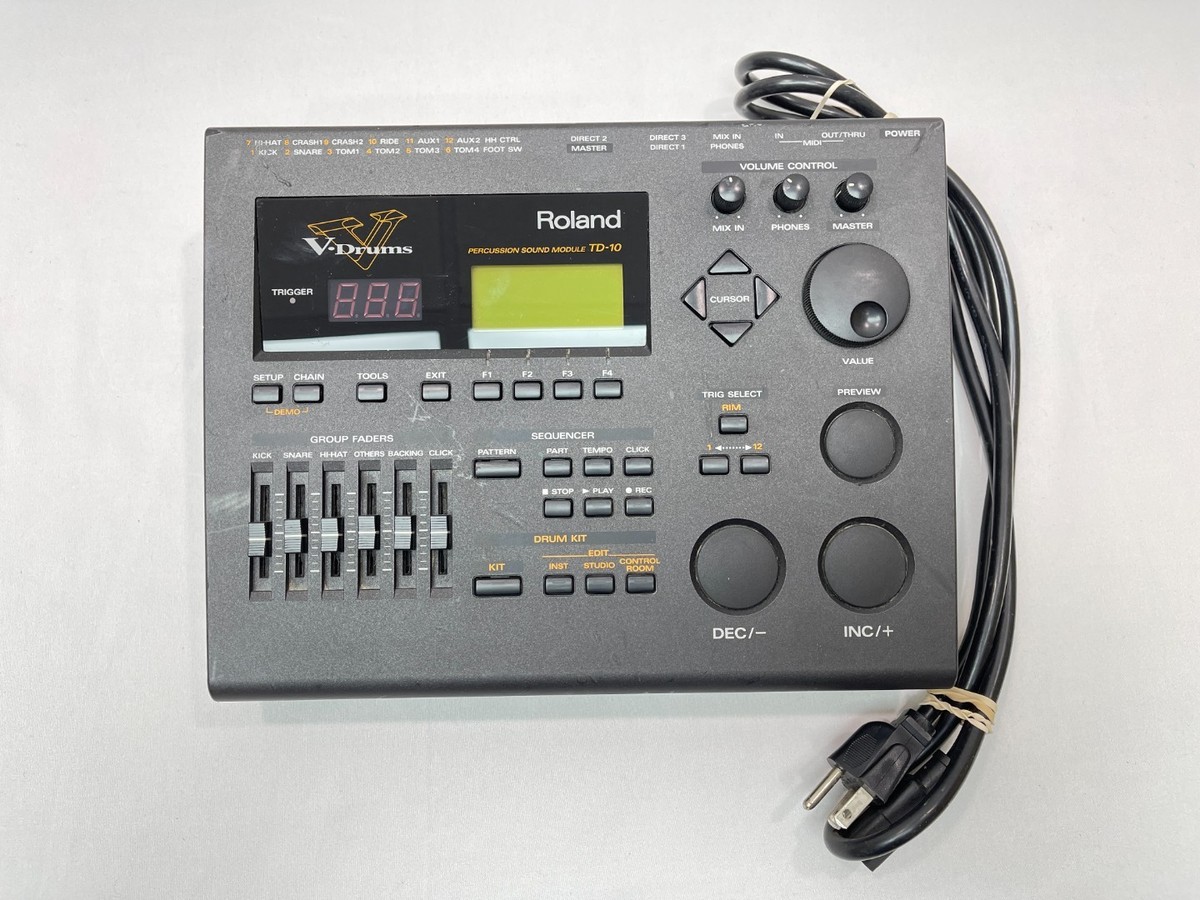 電子ドラム roland v-drums td-10 Roland TD-10 V-Drum Percussion Sound Module TDW1 Expansion