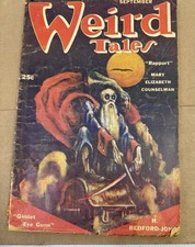 PULP:  WEIRD TALES 09/1951-HORROR-PULP-LEE BR...