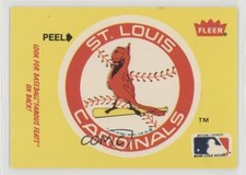 1986 Fleer Logo (Red Beak) St Louis Cardinals Lloyd Waner HOF 03rx