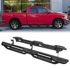 Vijay Black Texture Side Steps Running Board For 2009-2025 Dodge Ram Quad Cab Vijay Black Texture Side Steps Running Board For 2009-2025 Dodge Ram Quad Cab