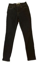 Levi's 721 High Rise Skinny Jeans Dark Wash Size 26