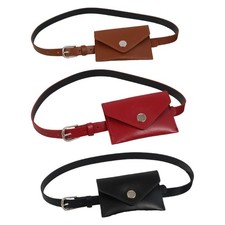 Thin Waist Belt Bag Adjustable Waist Strap Band Water Resistant Fabric Waist Bag