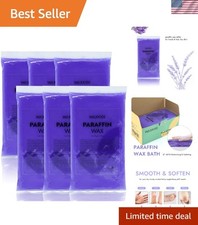 6 packs Paraffin Wax Refills of Lavender scent, Paraffin Wax for Hand and Fee...