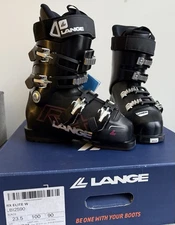 LANGE RX ELITE W BLACK WOMAN BOOTS SIZE 23.5 NWT