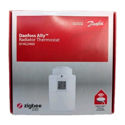 Danfoss Danfoss Ally Heizkörperthermostat Weiß Zigbee-kompatibel elektronisch