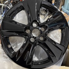 4 fit Toyota RAV4 XLE 2019-2024 Black 17" Wheel Skins Hub Caps Rim Skin Covers