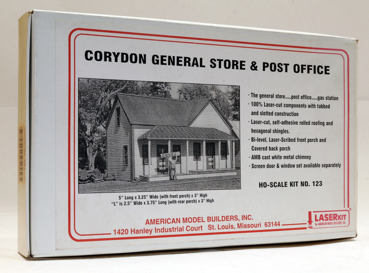 Laserkit 123 Corydon General Store & Post Office Building Kit HO 1/87