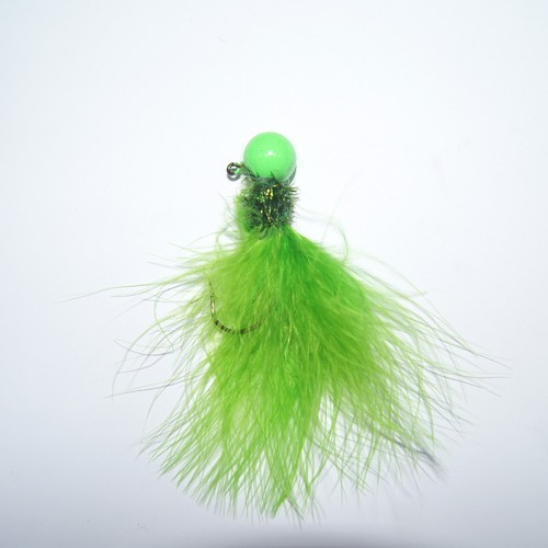 FT Round Head Marabou-ChenilleJig, Painted Body, (3) Styles Hooks, (5) Per Pack - Picture 19 of 21