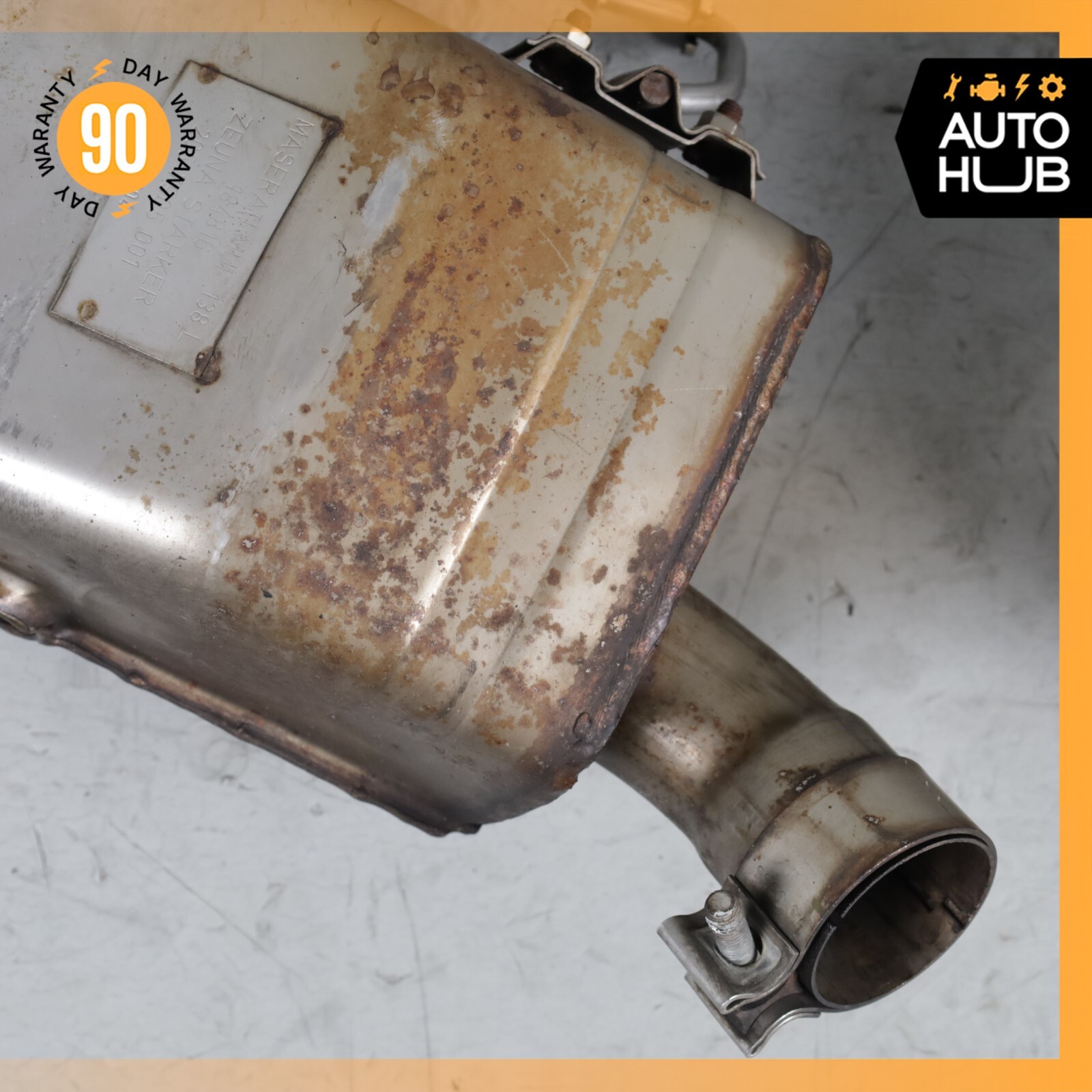 02-07 Maserati M138 Coupe 4200 Exhaust Muffler Quad Tips Left and Right OEM 67k
