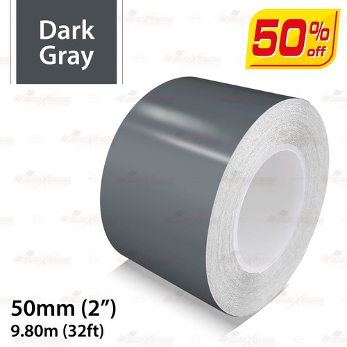 DARK GRAY Roll Pin Stripe PinStriping Solid Line Adhesive Tape Vinyl Car STICKER - Foto 23 di 27