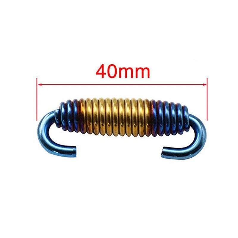 Muelles silenciadores tubo de escape universal de acero inoxidable para carreras de 4 piezas Foto 4 de 4