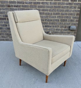 Mid-Century-Modern-Ivory-Tweed-Lounge-Chair-Paul-Mccobb-Style-Vintage