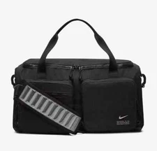 Nike Utility Power Training Duffel Duffle Bag 31L Black CK2795-010