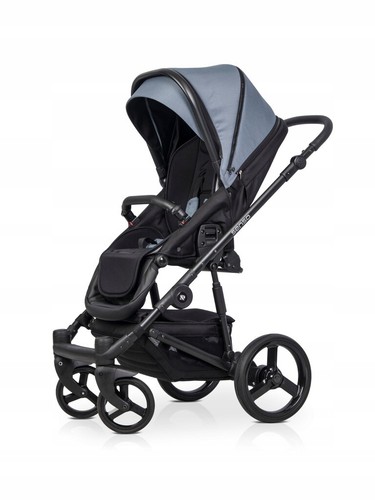 RIKO SENSO BABY STROLLER PRAM CARRYCOT + PUSHCHAIR + CAR SEAT + ISOFIX BASE - Picture 9 of 60