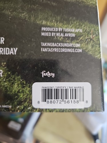 Taking Back Sunday - 152 - Blue White Color Marble Vinyl LP x/1000 Spotify Fan - Picture 4 of 4