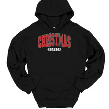 Christmas Season Hooded Sweatshirt Funny Xmas Holiday Santa Claus Hoodie
