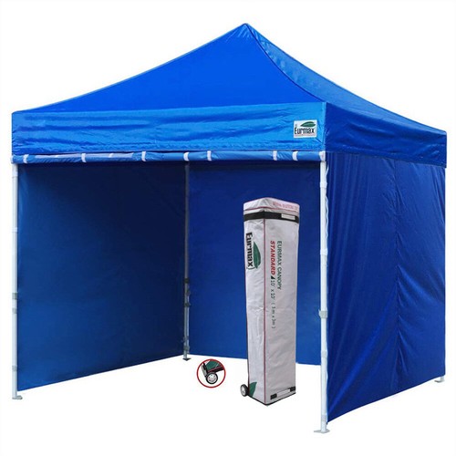 Ez Pop Up Canopy 10 x 10 Ez Pop Up Waterproof Tent+4 Side Walls & Weight Bags - Picture 13 of 20