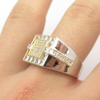 アクセサリー Vintage Silver Cutting Signet Ring 925 Vintage Silver Cutting Signet Ring 925