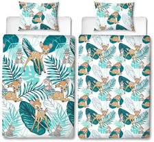 Set copripiumino singolo reversibile ufficiale Disney Bambi Thumper