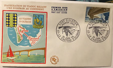 Enveloppe premier jour  de 1966 du timbre n°1489 LE CHATEAU D'OLERON