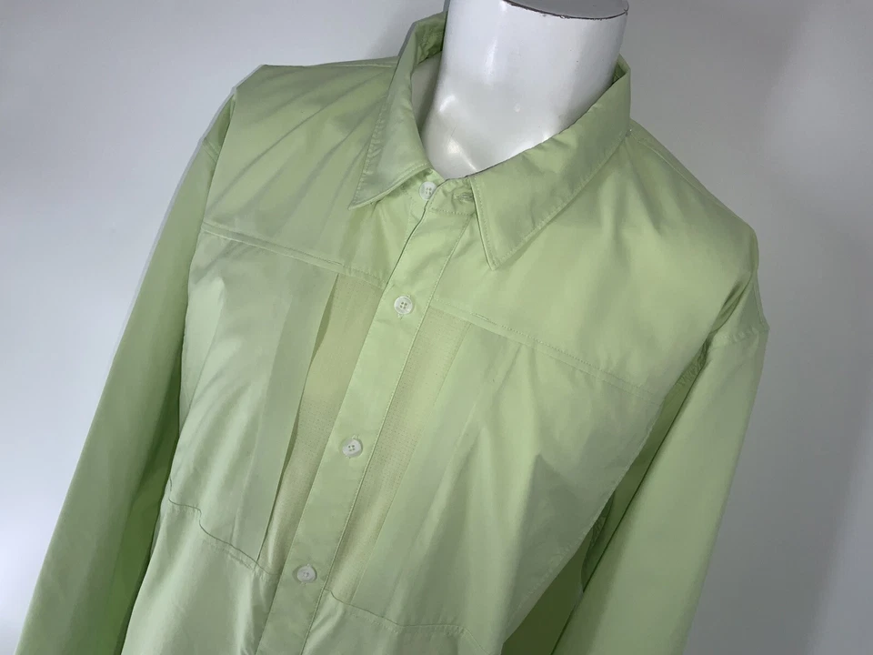 Camisa de Pesca Simms Marea Floja 50 UPF Hombres 2XL Verde Lima Manga Larga YGI O5-20 Foto 3 de 4