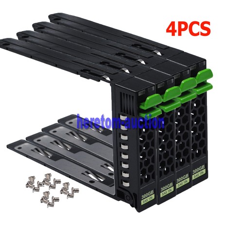 4X Fujitsu RX100 RX200 RX300 RX350 TX150 S7 S8 2.5" SAS Tray Caddy A3C40135103 - 第 1/14 張圖片