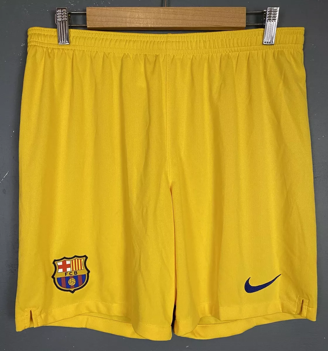 MEN S NIKE FC BARCELONA 2019 2020 SHORTS PANTALONES FOOTBALL SOCCER SIZE S SMALL
