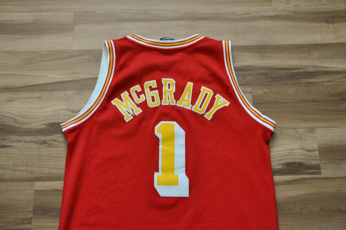 希少 Reebok ROCKETS Mc GRADY NBA #1 ユニフォーム Amazon.com : Rockets - Reebok Men's NBA Home Replica Jersey