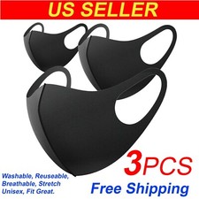 Washable Face Mask Reusable Breathable Double Layer Soft Cotton Unisex US