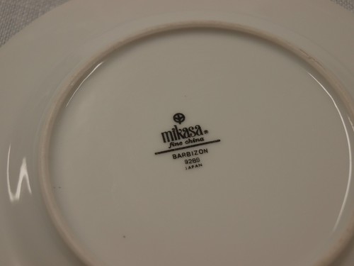 Mikasa BARBIZON Menge 6 Brot Dessert Beilage Teller 6 5/8" blaue Blumen - Bild 9 von 9