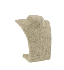 Necklace display Stand Twine 3 sizes- For necklaces, jewelry (Beige)