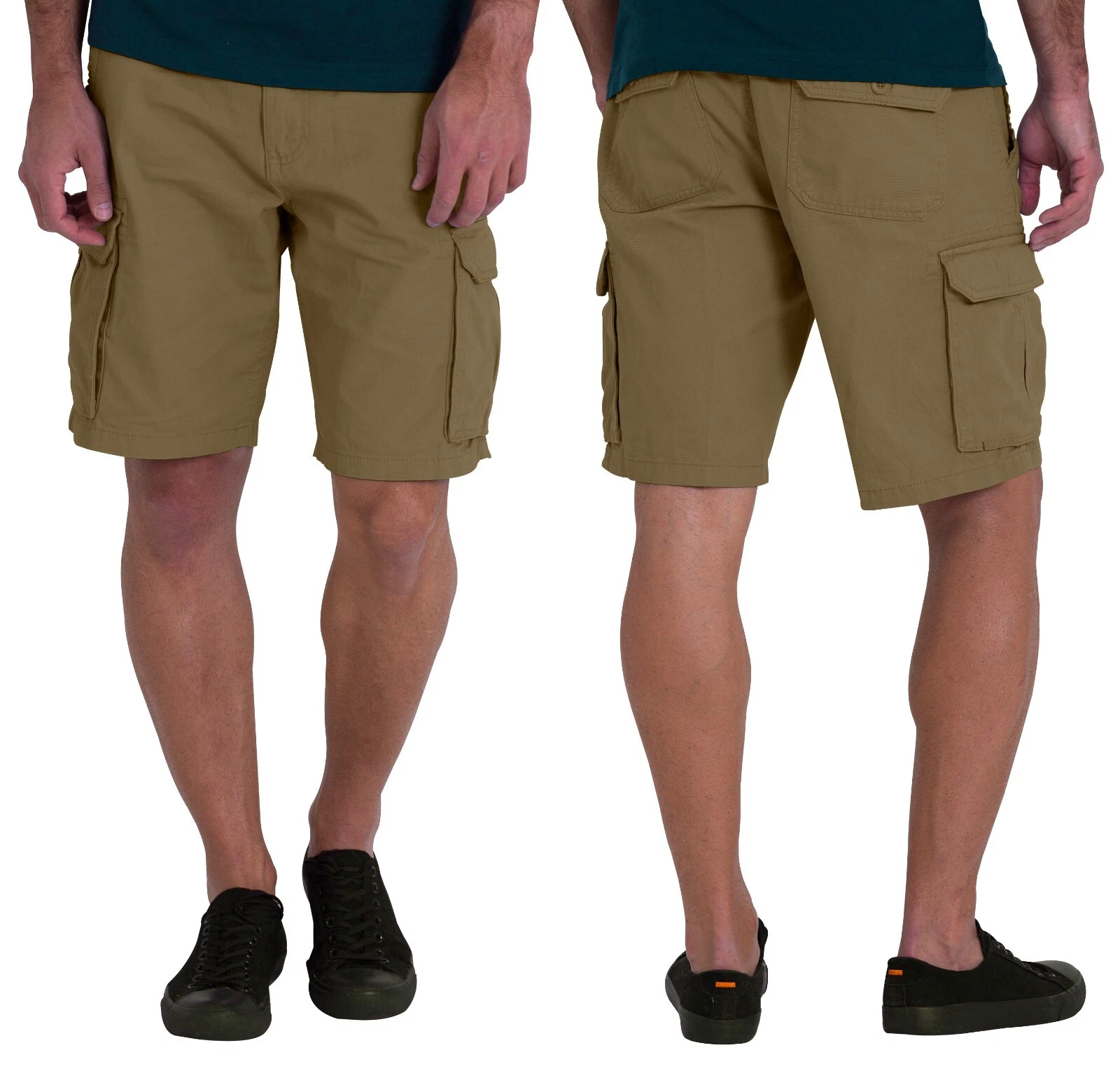 Mens Cotton Cargo Shorts Relaxed Fit Outdoor Hike Sports, Multi-Pocket Half Pant
Opens in a new wind
