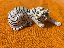 WHITE SIBERIAN TIGER RESTING FROM THE SAFARI COLLECTION